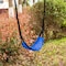 Playberg Patio Playground Kids Fun Hanging Mesh Fabric Tree Swing with Adjustable Strap, Blue QI004560.BL - alternate 2